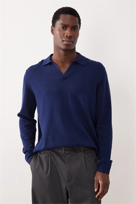 Полурубашка из трикотажа с вырезом на груди артикул 151528899