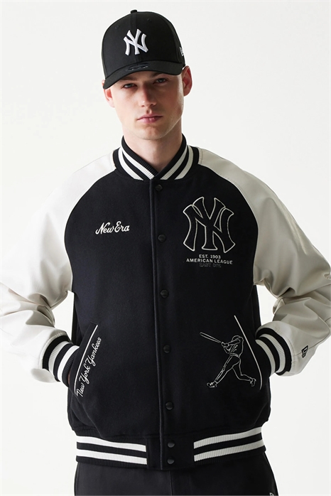 Куртка-варсити с логотипом «Нью-Йорк Янкиз» и вышивкой артикул 154890520