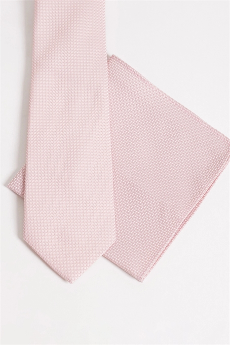 Галстук с текстурным рисунком и нагрудный платок артикул 154310779
