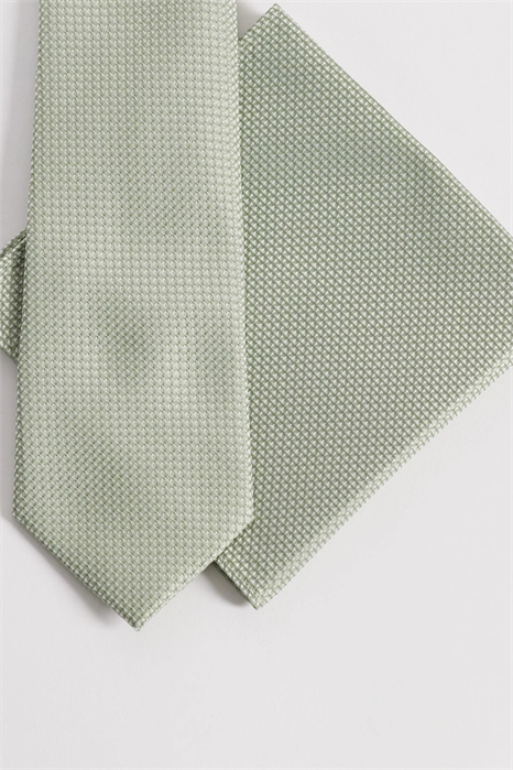 Галстук с текстурным рисунком и нагрудный платок артикул 154310847