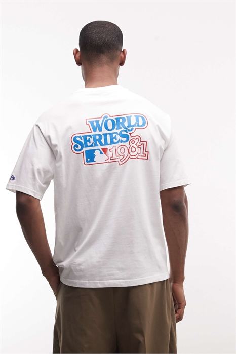 Футболка LA Dodgers с принтом в стиле Мировой серии на спине артикул 154890531