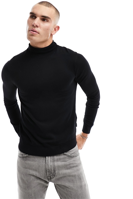 Свитер с высоким воротником артикул 133451874