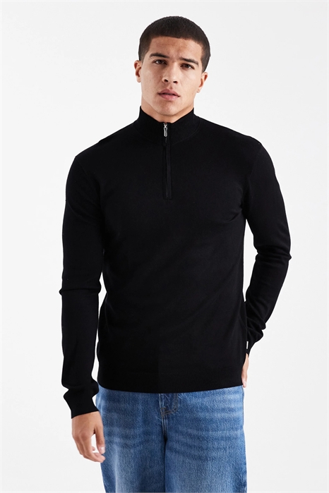 Свитер с четвертью молнии артикул 138686265