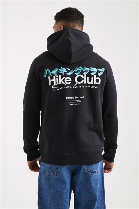 Толстовка с принтом «Hike Club» на спине артикул 151105392