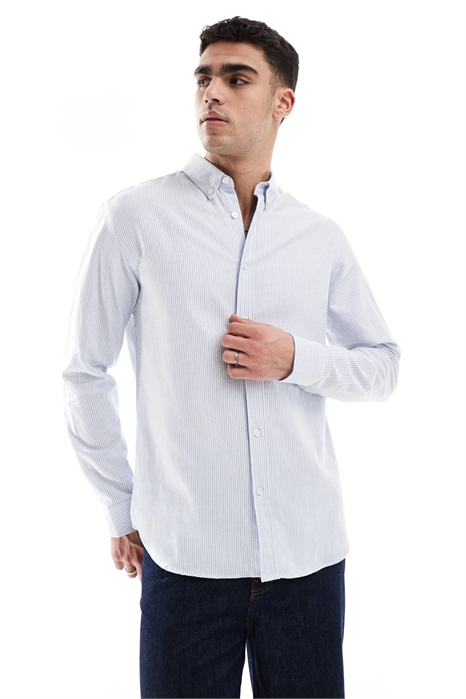 Оксфордская рубашка артикул 140308443