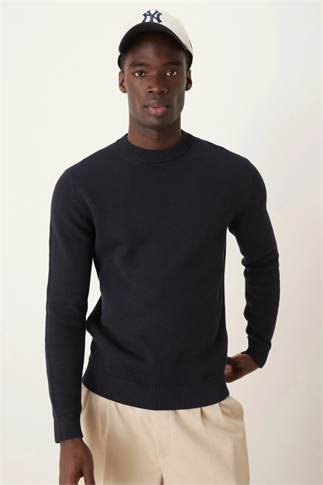 Свитер с круглым вырезом из 100% хлопка артикул 139899084