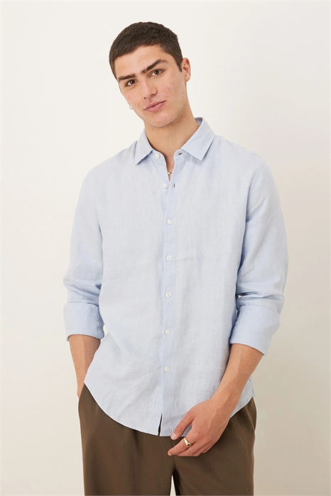 Льняная рубашка артикул 143706736