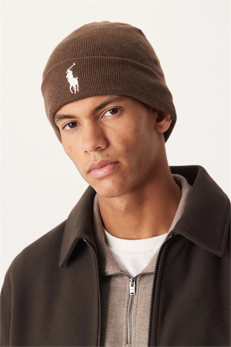 Шапка из хлопкового трикотажа с логотипом артикул 152231055