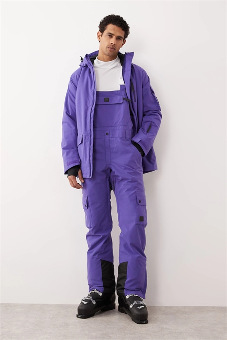 Шорты с нагрудником — фиолетовые артикул 153760630