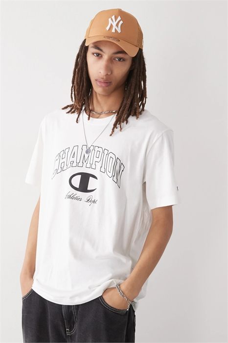 Футболка с круглым вырезом и логотипом университета артикул 147663748