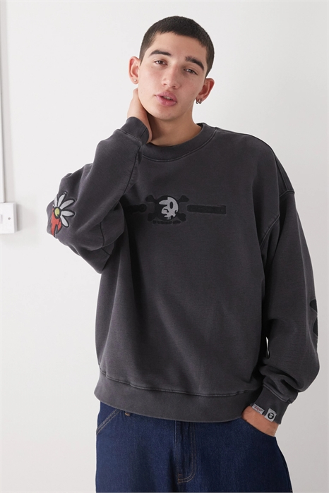 Оверсайз-свитшот Aape by A Bathing Ape x Erased артикул 150390444