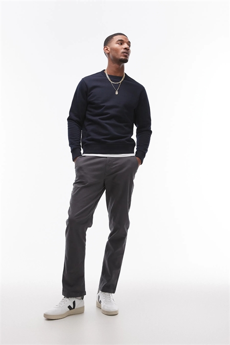 Брюки-чино прямого кроя артикул 138037127