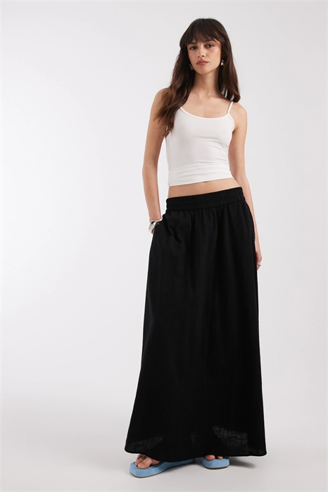 Юбка средней длины под льняную ткань артикул 153577540