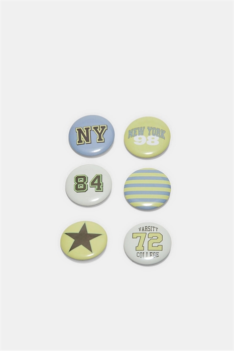 Набор из 6 значков артикул 156464669