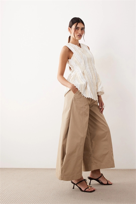 Брюки с укороченным кроем co-ord артикул 153083218