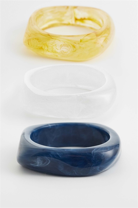 Набор из 3 браслетов из смолы артикул 155335953