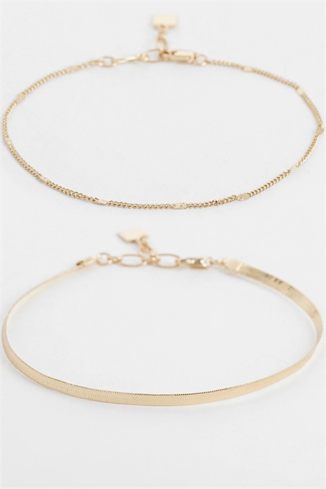 Набор из двух браслетов на лодыжку артикул 154232813