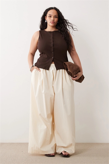 ASOS DESIGN Брюки Curve с очень широкими брючинами артикул 154446515