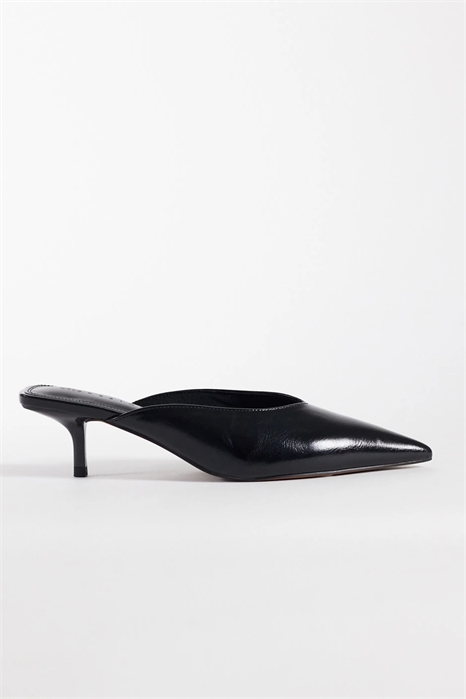 Неожиданные туфли-муле на низком каблуке в форме кошачьего лапки артикул 154426738