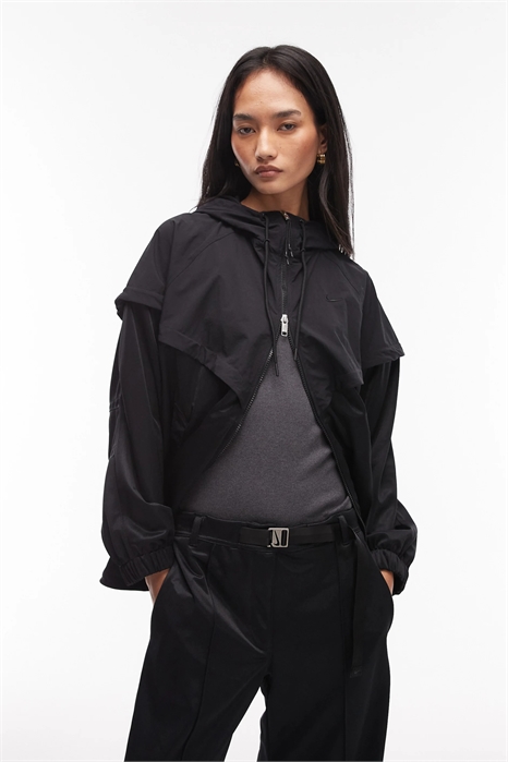 Спортивная куртка свободного кроя из ткани артикул 149959760