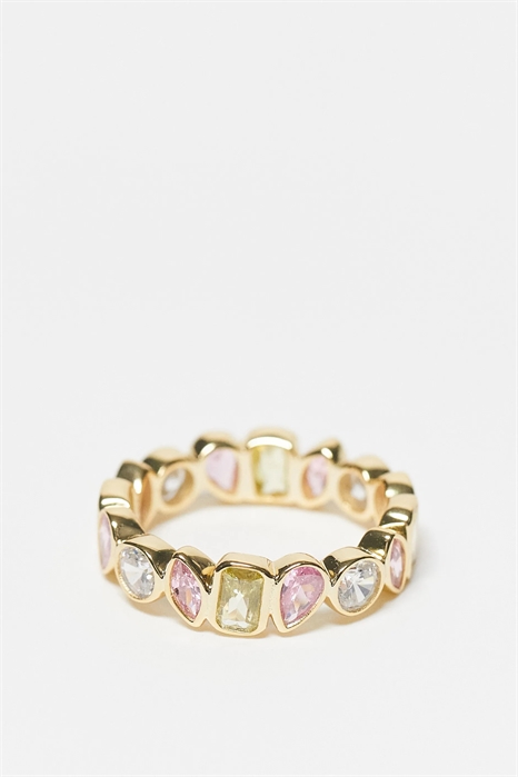 Кольцо с ободком нестандартной формы артикул 154334970