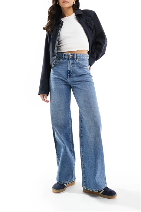 Джинсы Hope с высокой талией и широкими брючинами артикул 117364218