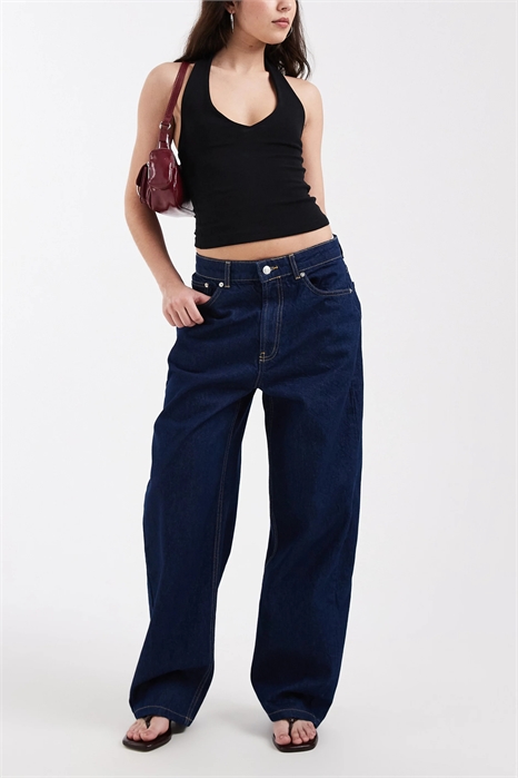 Джинсы с зауженными брючинами артикул 151218822