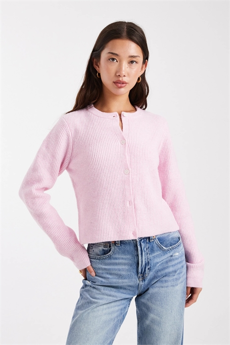 Мягкий вязаный кардиган с длинными рукавами артикул 149965306