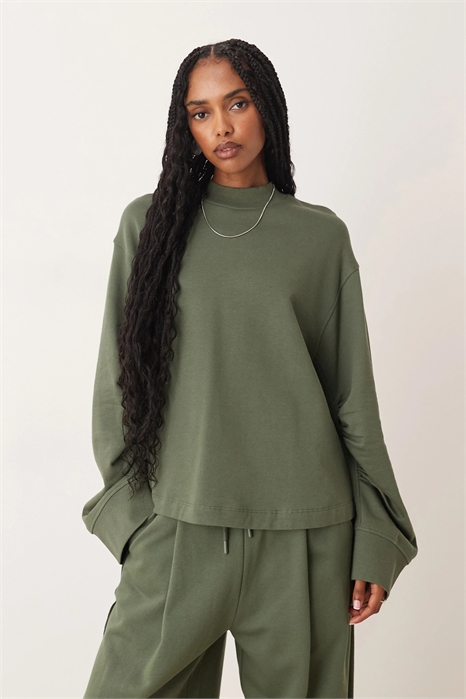 Толстовка с вставкой из ткани «вафелька» co-ord артикул 148305389