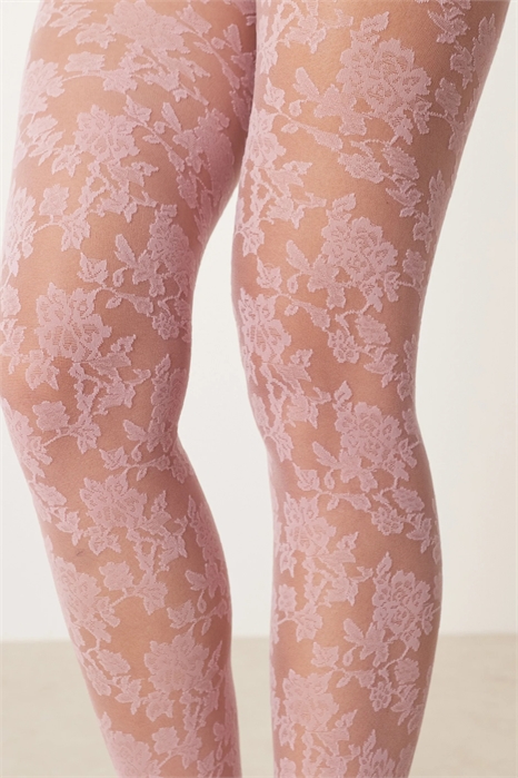 Колготки с цветочным кружевом артикул 149003352