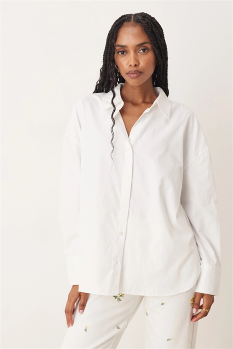 Рубашка свободного кроя в стиле «бойфренд» артикул 143701919