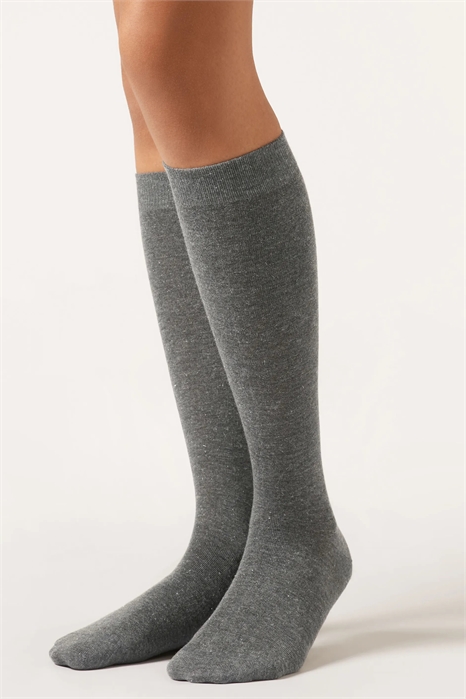 Длинные носки с блестками артикул 153698194