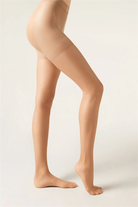 Прочные колготки с эффектом скульптурности, 15 ден, прозрачные артикул 153294363
