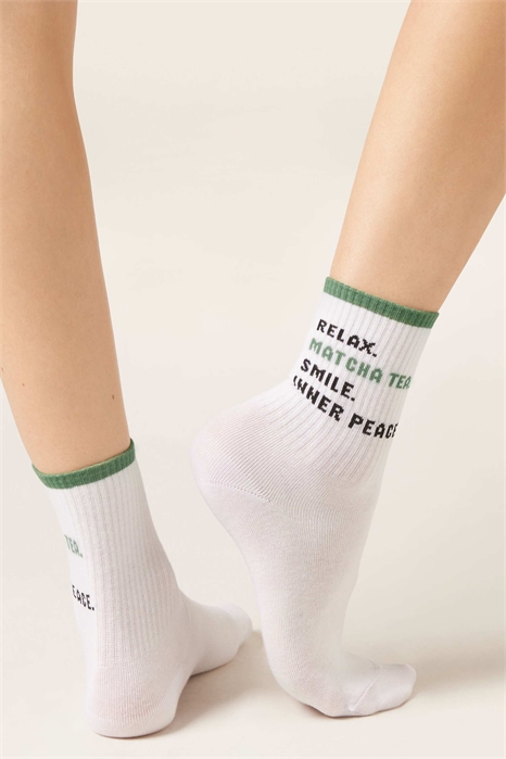 Носки с надписью «Wellness» артикул 155895697