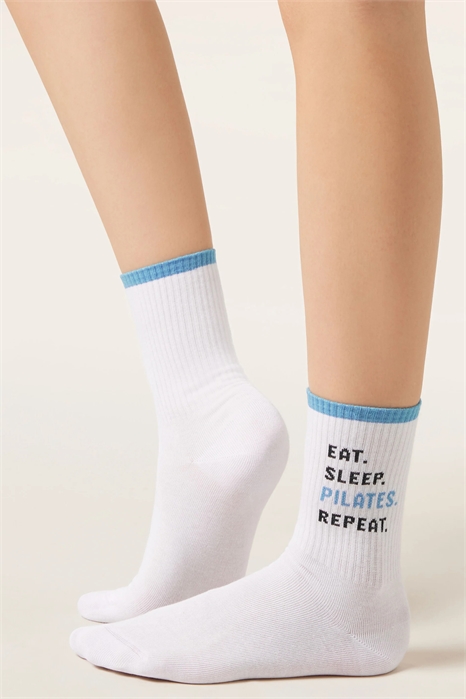 Носки с надписью «Wellness» артикул 155741256