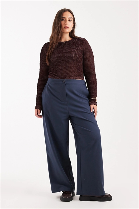 ASOS DESIGN Curve: брюки свободного кроя с прямыми брючинами артикул 149859073