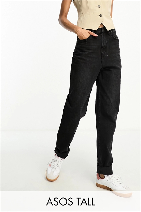 ASOS DESIGN — джинсы-мама с высокой талией и свободным кроем для высоких артикул 130949779