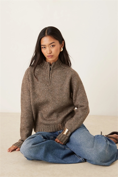 Свитер Lamara с четвертью молнии артикул 150703697