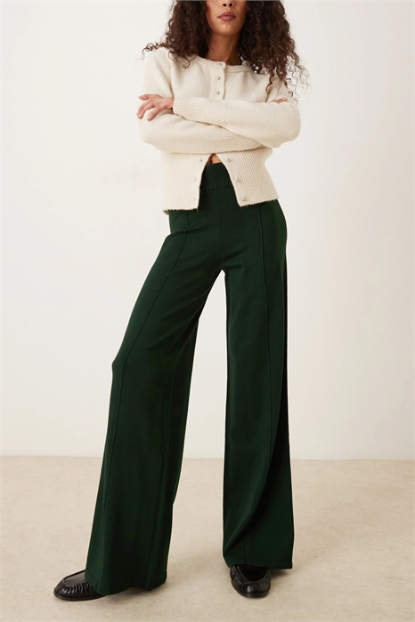 Брюки с вязаными складками спереди co-ord артикул 151861575