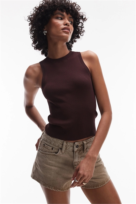 Джинсовые шорты-бриджи артикул 147381047