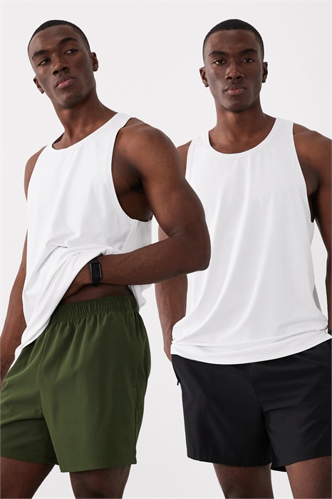 Шорты Icon для тренировок, 5 дюймов, быстросохнущие, с карманами на молнии, комплект из 2 штук артикул 153149282