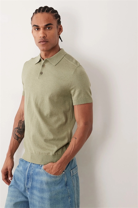 Трикотажная рубашка-поло из 100% хлопка артикул 153403919