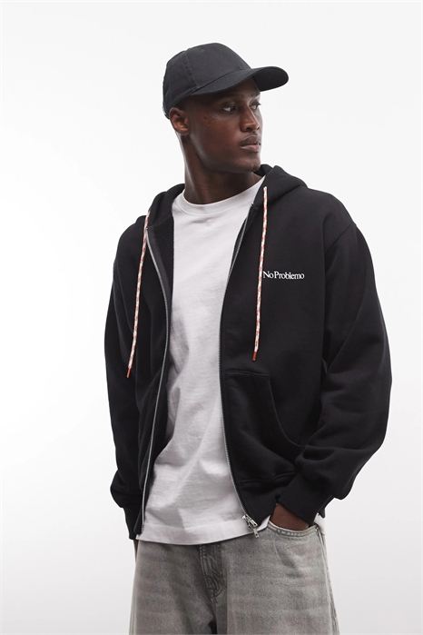 Толстовка с капюшоном на молнии и мини-логотипом артикул 154709956