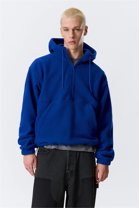 Толстовка из флиса с полузастежкой-молнией и эластичным низом артикул 151556328