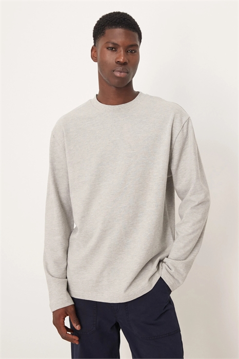 Футболка с длинным рукавом свободного кроя артикул 150343758