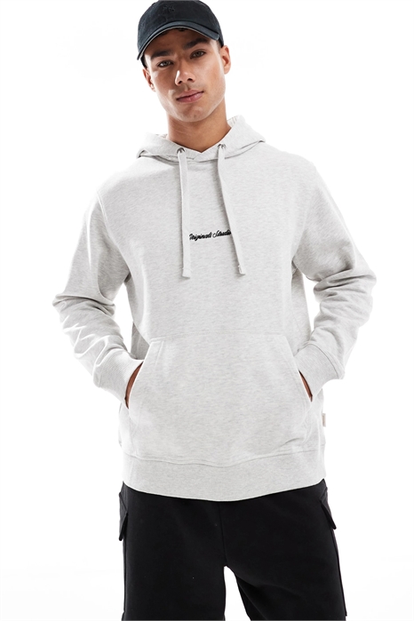 Худи свободного кроя с вышитым логотипом артикул 148849381