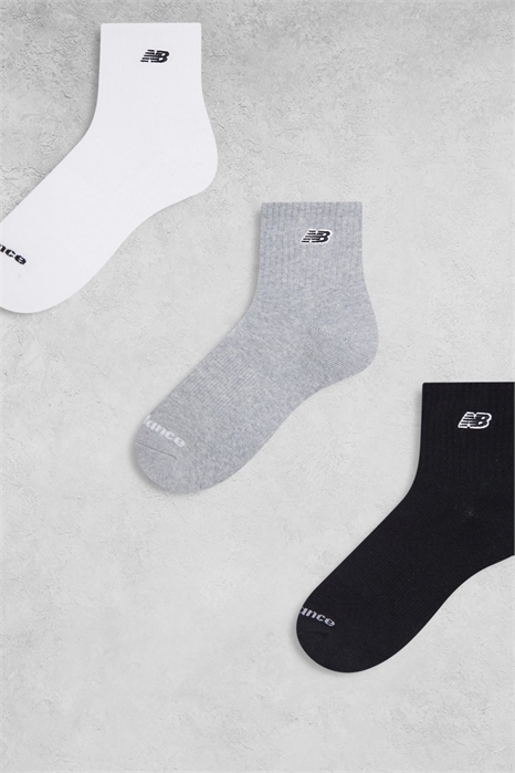 Носки с логотипом в виде чёрного кружка, набор из 3 пар артикул 151450271