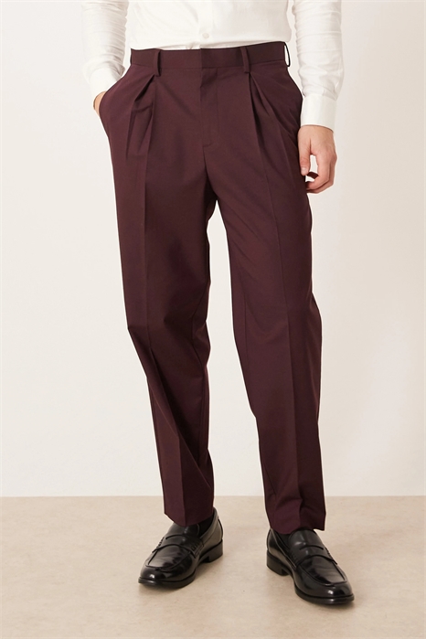 Стильные брюки с заутюженными складками, свободного кроя и зауженные к низу артикул 150345950