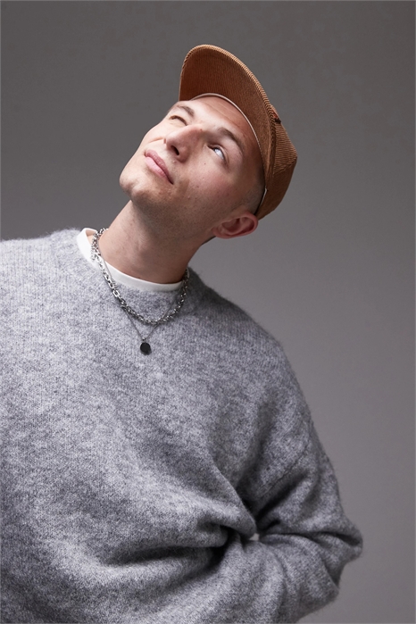 Свитер свободного кроя артикул 134733305