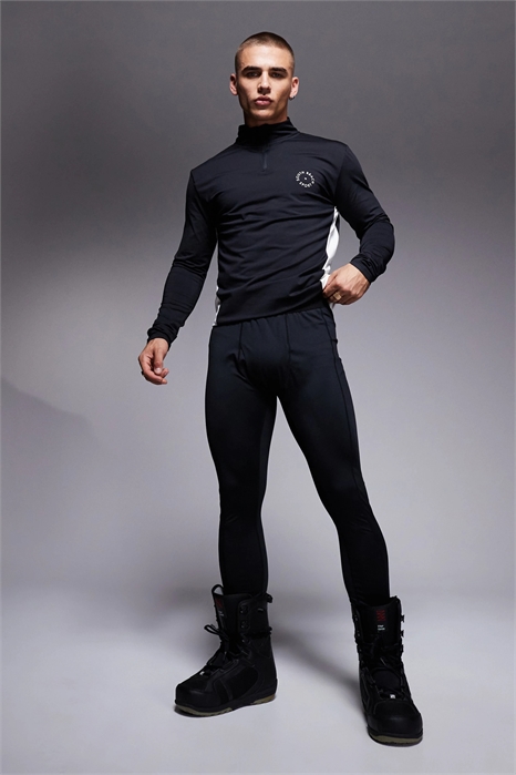 Лыжные леггинсы с флисовой подкладкой артикул 139177979